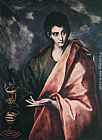 El Greco St. John the Evangelist painting